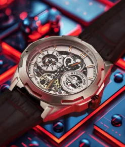 Dual Time Automatic Navigator 46mm Skeleton(Epochal Navigator 46mm) -Alexander Store 1012.01 LS1