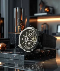 Dual Time Automatic Navigator 46mm Skeleton(Epochal Navigator 46mm) -Alexander Store 1012.02 LS2 1