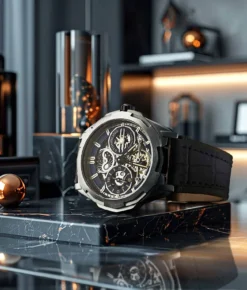 Dual Time Automatic Navigator 46mm Skeleton(Epochal Navigator 46mm) -Alexander Store 1012.03 LS 1