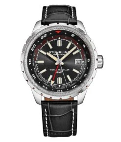 Global Voyager 1014 GMT 42mm World Timer Watch(Global Voyager Gmt Watch)