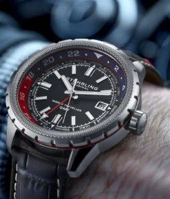 Global Voyager 1014 GMT 42mm World Timer Watch(Global Voyager Gmt Watch) -Alexander Store 1014.04 LS2