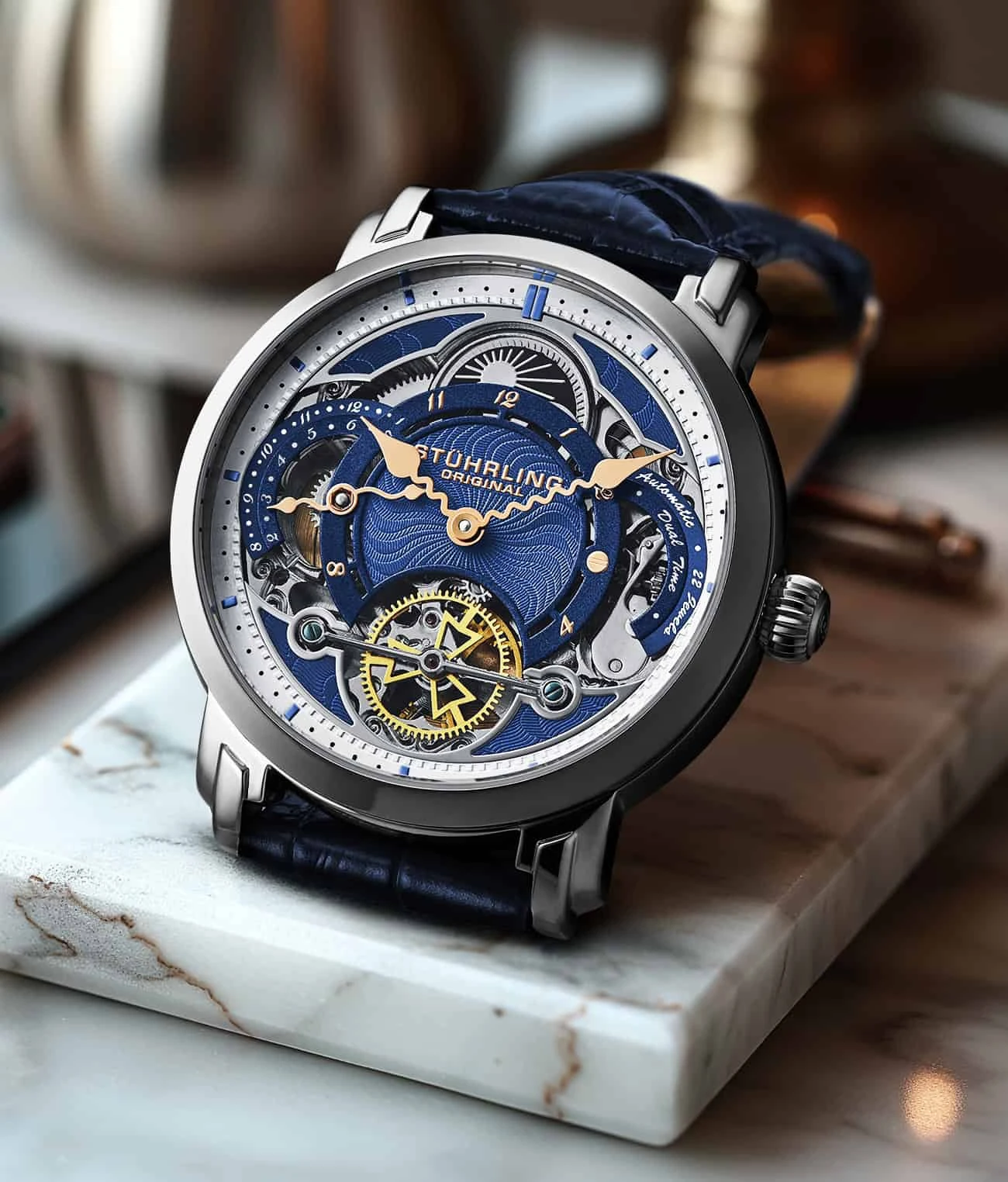 Celestial Timekeeper 1017 Dual Time Automatic 44mm Skeleton Watch(Celestial Timekeeper 1017 Dual Time Automatic 44mm Skeleton Watch) 18 Celestial Timekeeper 1017 Dual Time Automatic 44mm Skeleton Watch(Celestial Timekeeper 1017 Dual Time Automatic 44mm Skeleton Watch) - Image 18