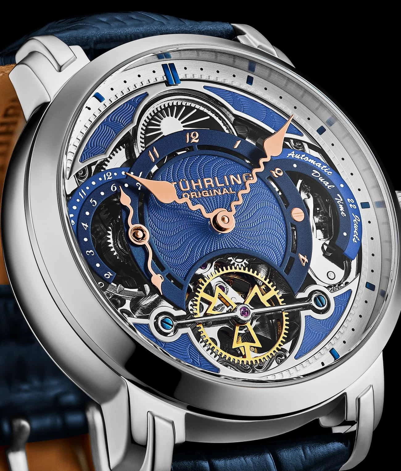 Celestial Timekeeper 1017 Dual Time Automatic 44mm Skeleton Watch(Celestial Timekeeper 1017 Dual Time Automatic 44mm Skeleton Watch) 16 Celestial Timekeeper 1017 Dual Time Automatic 44mm Skeleton Watch(Celestial Timekeeper 1017 Dual Time Automatic 44mm Skeleton Watch) - Image 16