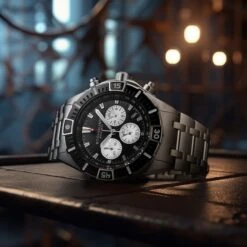 Stellar 44mm Japanese Quartz Chronograph(Stellar 44mm Chronograph) -Alexander Store 1022.01 LS1