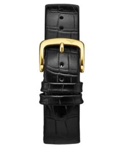 Alligator Embossed Black Leather 20mm Strap(Alligator Embossed Black Leather 20mm Strap 2)