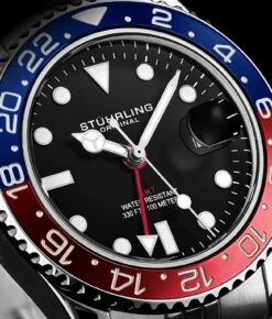 Meridian 3968L GMT Quartz 42mm Diver(Meridian 3968l Gmt Quartz 42mm Diver) -Alexander Store 3968L.02 MC