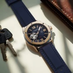 Edwardian Automatic 4018 44mm Skeleton(Edwardian Automatic 4018 44mm Skeleton) -Alexander Store 4018.3 LS1