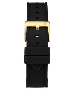 22mm Silicone Black Rubber Sport Strap(Silicone Black Rubber Sport 22mm Strap 3)