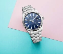 Northstar 892 GMT Quartz 42mm Classic(Northstar 892 Gmt Quartz 42mm Classic) -Alexander Store 892 01 pinkandturquoise