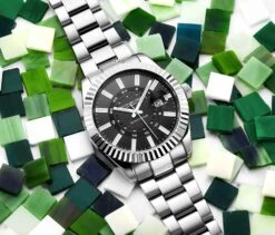 Northstar 892 GMT Quartz 42mm Classic(Northstar 892 Gmt Quartz 42mm Classic) -Alexander Store 892 02 green tiles symphony