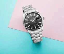 Northstar 892 GMT Quartz 42mm Classic(Northstar 892 Gmt Quartz 42mm Classic) -Alexander Store 892 02 pinkandturquoise