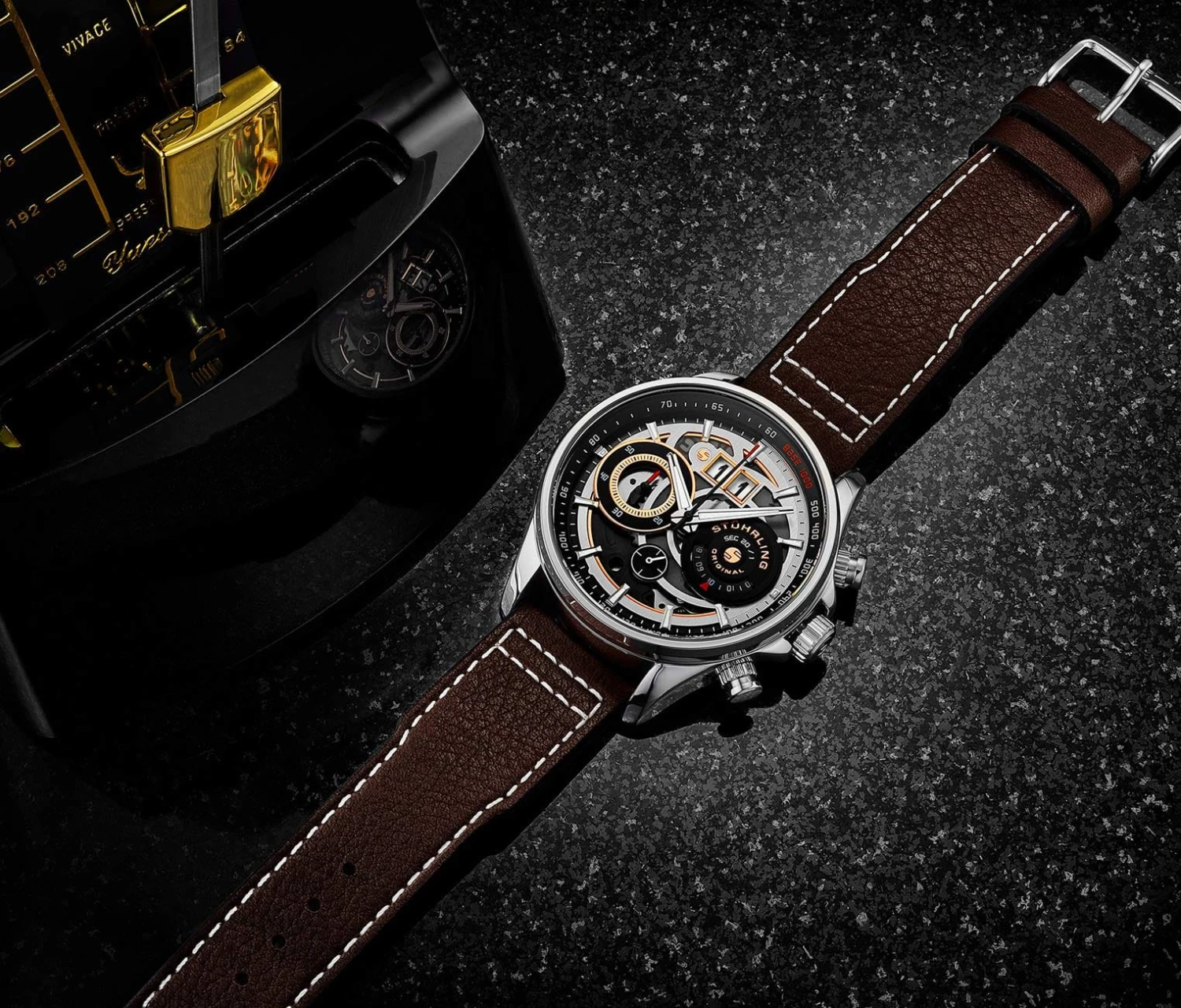 Ace Aviator Chronograph & Tachymeter 923 Quartz 45mm(Ace Aviator Chronograph Tachymeter 923 Quartz 45mm) 4 Ace Aviator Chronograph & Tachymeter 923 Quartz 45mm(Ace Aviator Chronograph Tachymeter 923 Quartz 45mm) - Image 4