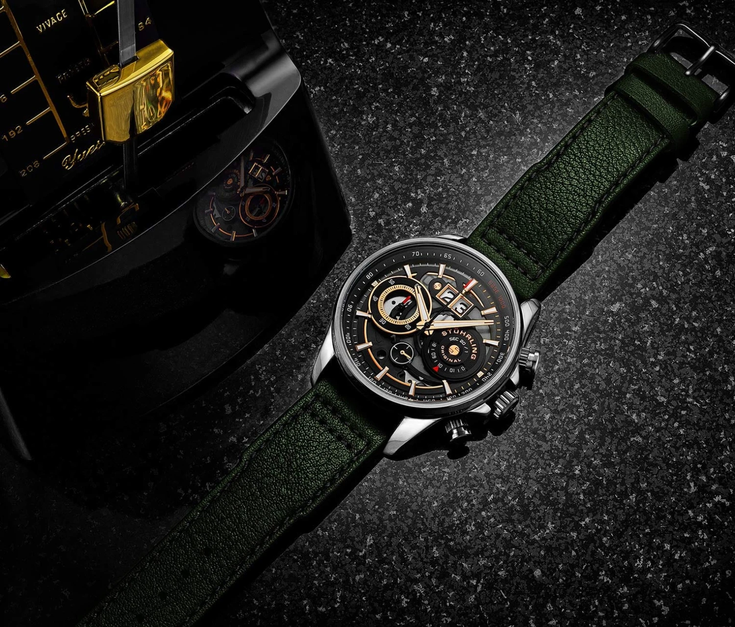 Ace Aviator Chronograph & Tachymeter 923 Quartz 45mm(Ace Aviator Chronograph Tachymeter 923 Quartz 45mm) 8 Ace Aviator Chronograph & Tachymeter 923 Quartz 45mm(Ace Aviator Chronograph Tachymeter 923 Quartz 45mm) - Image 8