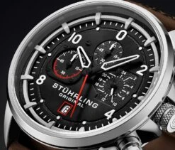 Volda 929 Aviator 45mm Quartz Watch(929 Quartz 45mm Aviator) -Alexander Store 929.02 Macro Dial