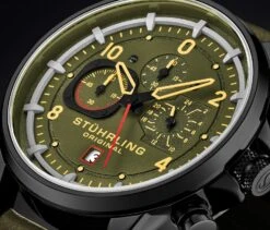 Volda 929 Aviator 45mm Quartz Watch(929 Quartz 45mm Aviator) -Alexander Store 929.04 Macro Dial