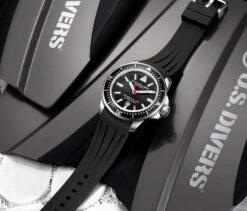 Maritimer 935 Quartz 43mm Diver(Maritimer 935 Quartz 43mm Diver) -Alexander Store 935.01 flippers aqua