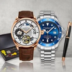 Ocean Depth + City Lights Executive Duo(Depthmaster 883 02 Presidia 943a 03 Signature Pen And Watch Tool Kit)