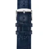 Alligator Embossed Blue Leather 22mm Strap(Alligator Embossed Blue Leather 22mm Strap 1)