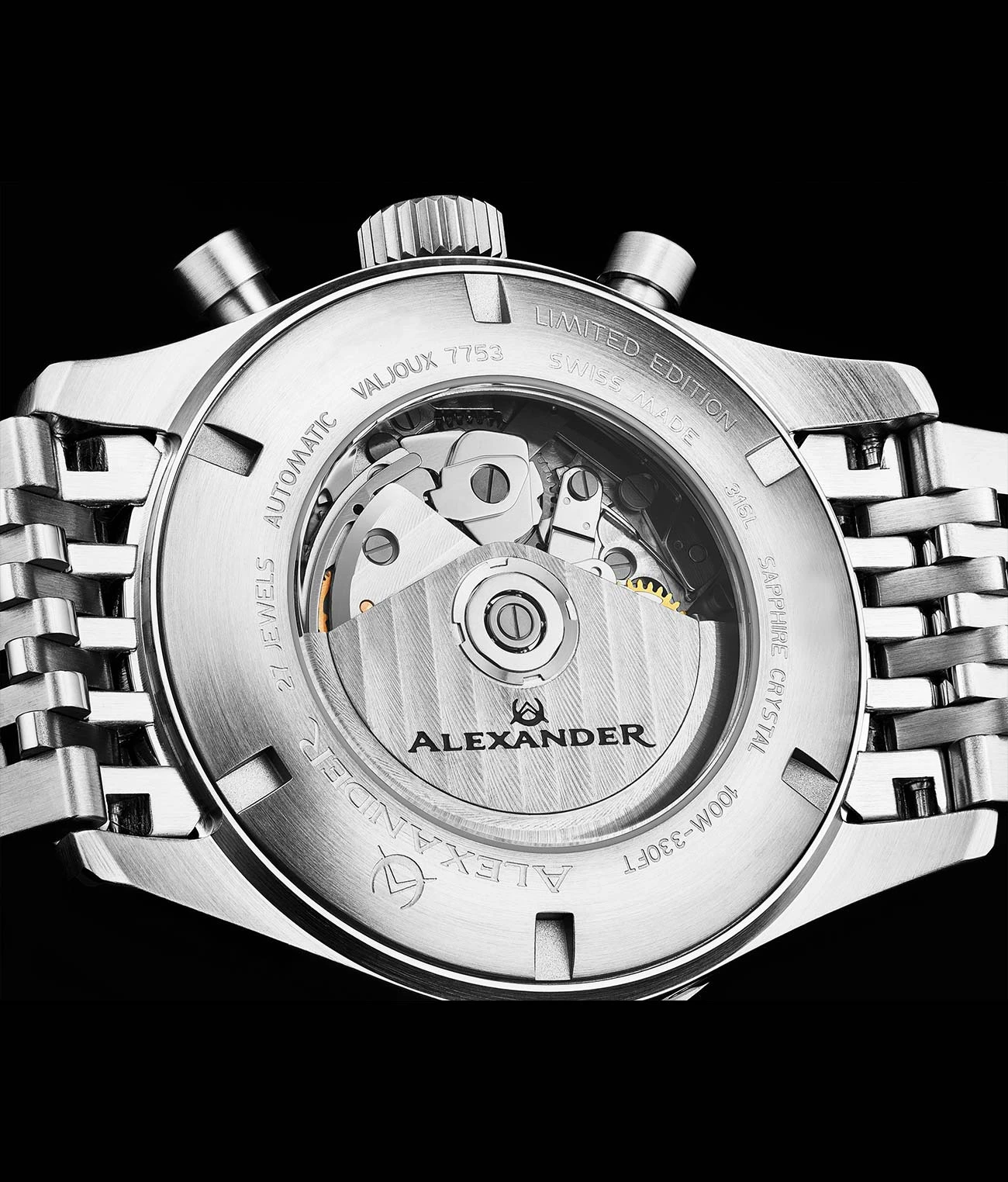 Alexander Swiss Made Limited Edition (7753) Chronograph(A480 Le) 4 Alexander Swiss Made Limited Edition (7753) Chronograph(A480 Le) - Image 4