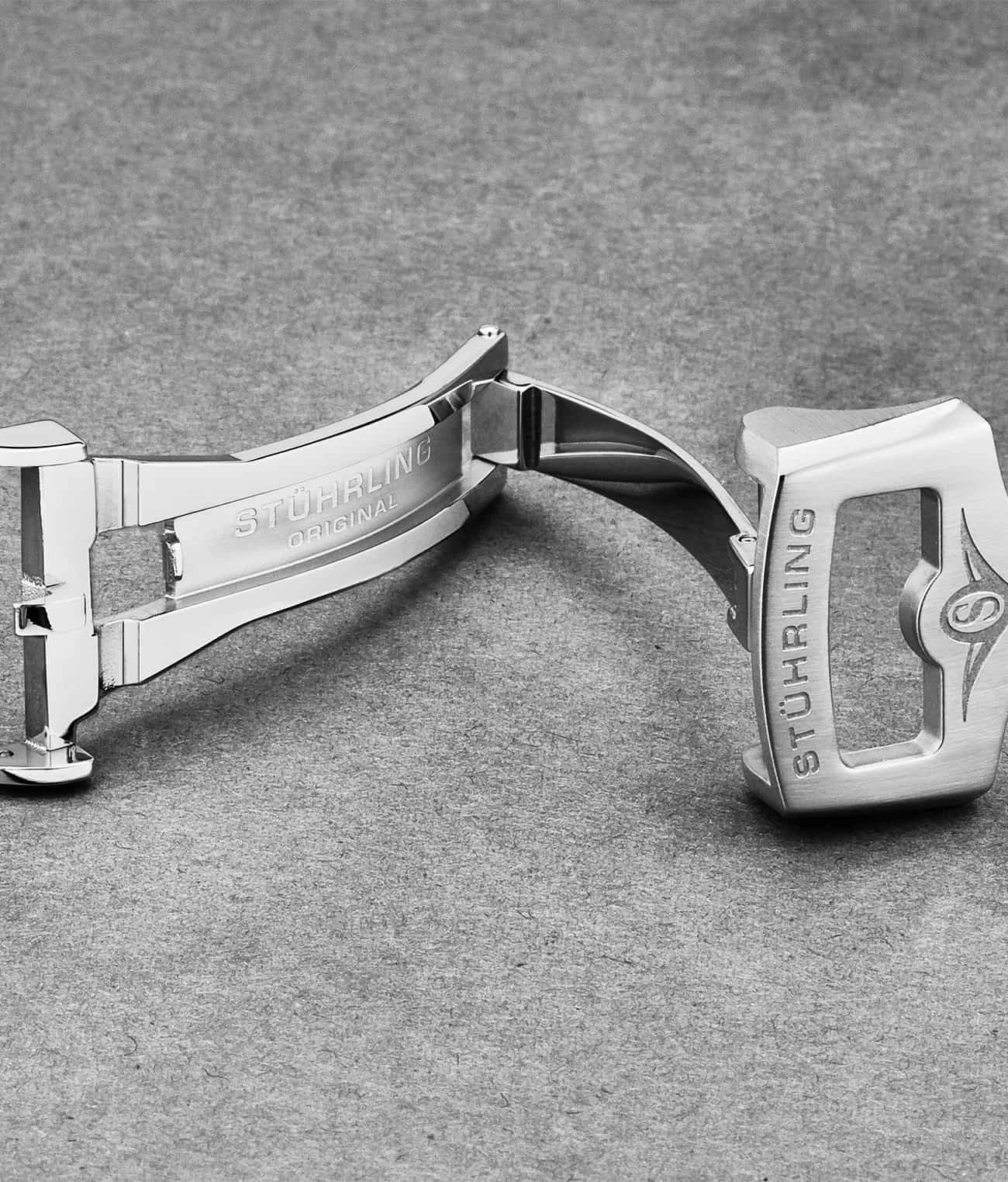 20mm Leather Strap With Stainless Steel Deployant Buckle(20mm Leather Strap With Stainless Steel Deployant Buckle) 5 20mm Leather Strap With Stainless Steel Deployant Buckle(20mm Leather Strap With Stainless Steel Deployant Buckle) - Image 5