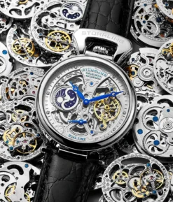 Emperor's Grand DT 127A2 Automatic 46mm Skeleton(Emperors Grand Dt 127a2 Automatic 46mm Skeleton) -Alexander Store Stuhrling 127A2.33152 Emperors Grand DT Legacy LS1