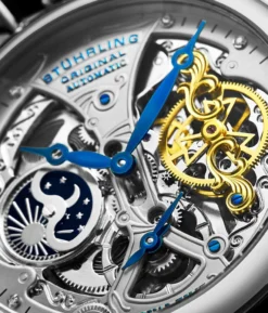 Emperor's Grand DT 127A2 Automatic 46mm Skeleton(Emperors Grand Dt 127a2 Automatic 46mm Skeleton) -Alexander Store Stuhrling 127A2.33152 Emperors Grand DT Legacy MC4