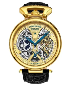 Emperor's Grand DT 127A2 Automatic 46mm Skeleton(Emperors Grand Dt 127a2 Automatic 46mm Skeleton) -Alexander Store Stuhrling 127A2.333519 DF