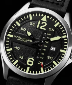 Aeronaut 3916 Quartz 43mm Aviator(Aviator 3916 Quartz 41mm) 30 Aeronaut 3916 Quartz 43mm Aviator(Aviator 3916 Quartz 41mm) -Alexander Store Stuhrling 3916.1 Aviator MC1