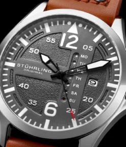 Aeronaut 3916 Quartz 43mm Aviator(Aviator 3916 Quartz 41mm) 39 Aeronaut 3916 Quartz 43mm Aviator(Aviator 3916 Quartz 41mm) -Alexander Store Stuhrling 3916.2 Aviator MC1