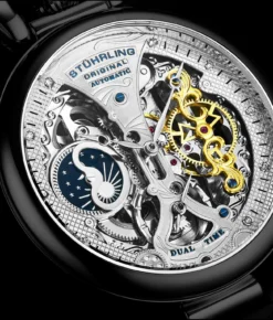 Emperor’s Grand DT 3920 Automatic 46mm Skeleton(Emperor S Grand Dt 3920 Automatic 46mm Skeleton) -Alexander Store Stuhrling 3920.4 Legacy MC1