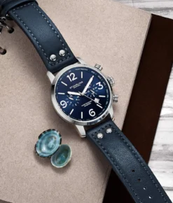 3956 Quartz 45mm Aviator(3956 Quartz 45mm Aviator) -Alexander Store Stuhrling 3956.2 Aviator LS2