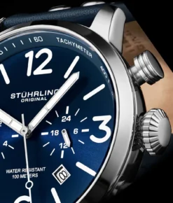 3956 Quartz 45mm Aviator(3956 Quartz 45mm Aviator) -Alexander Store Stuhrling 3956.2 Aviator MC3