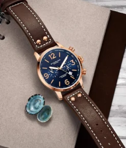 3956 Quartz 45mm Aviator(3956 Quartz 45mm Aviator) -Alexander Store Stuhrling 3956.3 Aviator LS2