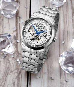 Winchester 3964 Automatic 42 Mm Skeleton(Winchester 3964 Automatic 44mm Skeleton) -Alexander Store Stuhrling 3964.1 Winchester 44 Elite Legacy LS2