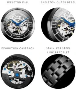 Winchester 3964 Automatic 42 Mm Skeleton(Winchester 3964 Automatic 44mm Skeleton) -Alexander Store Stuhrling 3964.2 Winchester Elite legacy FT1