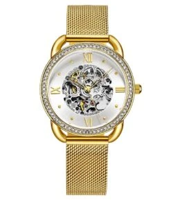 Nexus Mesh Automatic 36mm Skeleton(3991m Automatic 36mm Skeleton) -Alexander Store Stuhrling 3991M.2 DF