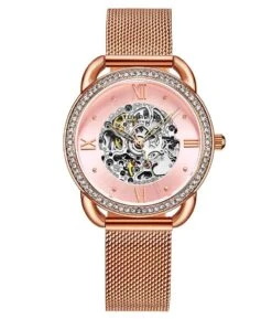 Nexus Mesh Automatic 36mm Skeleton(3991m Automatic 36mm Skeleton) -Alexander Store Stuhrling 3991M.4 DF