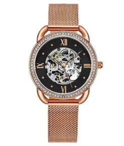 Nexus Mesh Automatic 36mm Skeleton(3991m Automatic 36mm Skeleton) -Alexander Store Stuhrling 3991M.5 DF