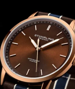 Trailblazer Quartz 44mm Classic(3992 Quartz 44mm Classic) -Alexander Store Stuhrling 3992.4 Symphony MC1