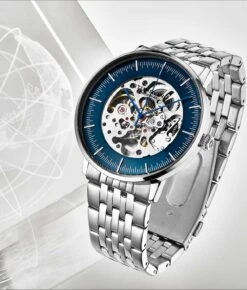 The Eternal 3994 Automatic Skeleton 42mm(Legacy 3994 Automatic 42mm Skeleton) -Alexander Store Stuhrling 3994.1 Legacy LS2