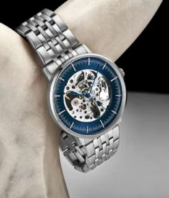 The Eternal 3994 Automatic Skeleton 42mm(Legacy 3994 Automatic 42mm Skeleton) -Alexander Store Stuhrling 3994.1 Legacy LS3