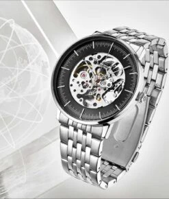 The Eternal 3994 Automatic Skeleton 42mm(Legacy 3994 Automatic 42mm Skeleton) -Alexander Store Stuhrling 3994.2 Legacy LS2
