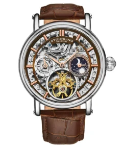 Macrocosm 4000 Automatic 43mm Skeleton With Dual Time(4000 Automatic 43mm Skeleton) -Alexander Store Stuhrling 4000.4 DF