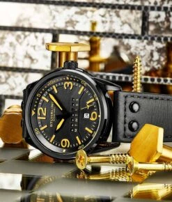 447A Quartz 44mm Aviator(447a Quartz 44mm Aviator) 17 447A Quartz 44mm Aviator(447a Quartz 44mm Aviator) -Alexander Store Stuhrling 447A.05 Aviator LS2