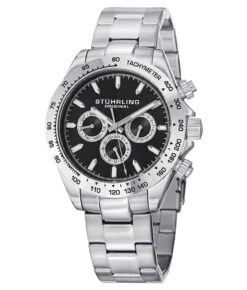 Raceway 564 GMT Quartz 42mm Chronograph(Raceway 564 Gmt Quartz 42mm Chronograph) -Alexander Store Stuhrling 564.02 DF