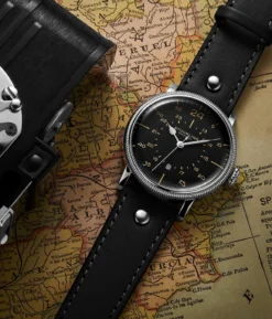 Zeppelin 656 Quartz 42mm Aviator(Zeppelin 656 Quartz 42mm Aviator) -Alexander Store Stuhrling 656.01 Zeppelin Aviator LS1