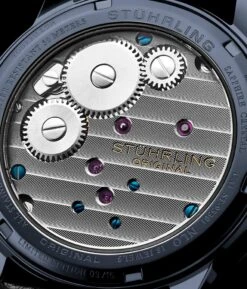 Galactic Labyrinth 42mm Tourbillon(Meteorite 860 Hand Wind 42mm Tourbillon) -Alexander Store Stuhrling 860.02 Meteorite Tourbillon MC2