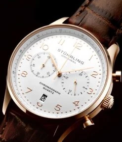 GR1-Q 896 Quartz 42mm Chronograph(Gr1 Q 896 Quartz 42mm Chronograph) -Alexander Store Stuhrling 896.04 monaco MC1