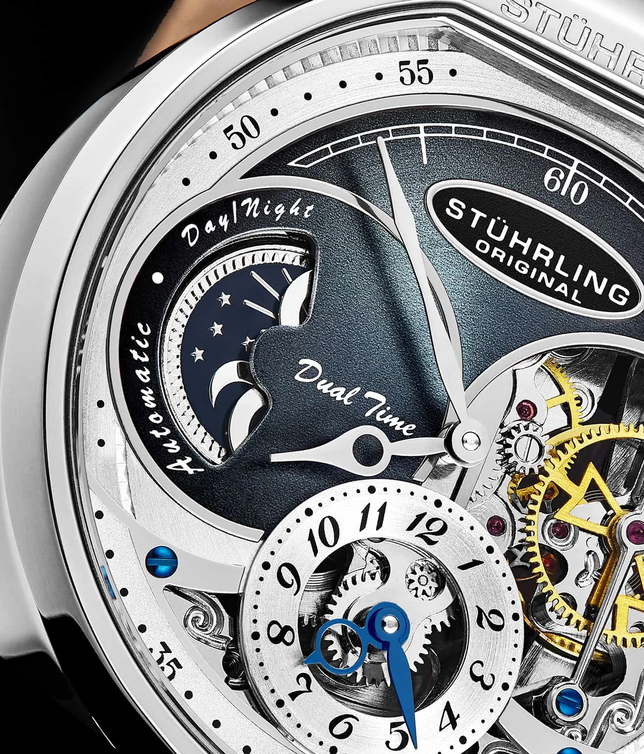 Modena Dual Time Automatic 988 46mm Skeleton(Modena Dual Time Automatic 988 46mm Skeleton) 5 Modena Dual Time Automatic 988 46mm Skeleton(Modena Dual Time Automatic 988 46mm Skeleton) - Image 5