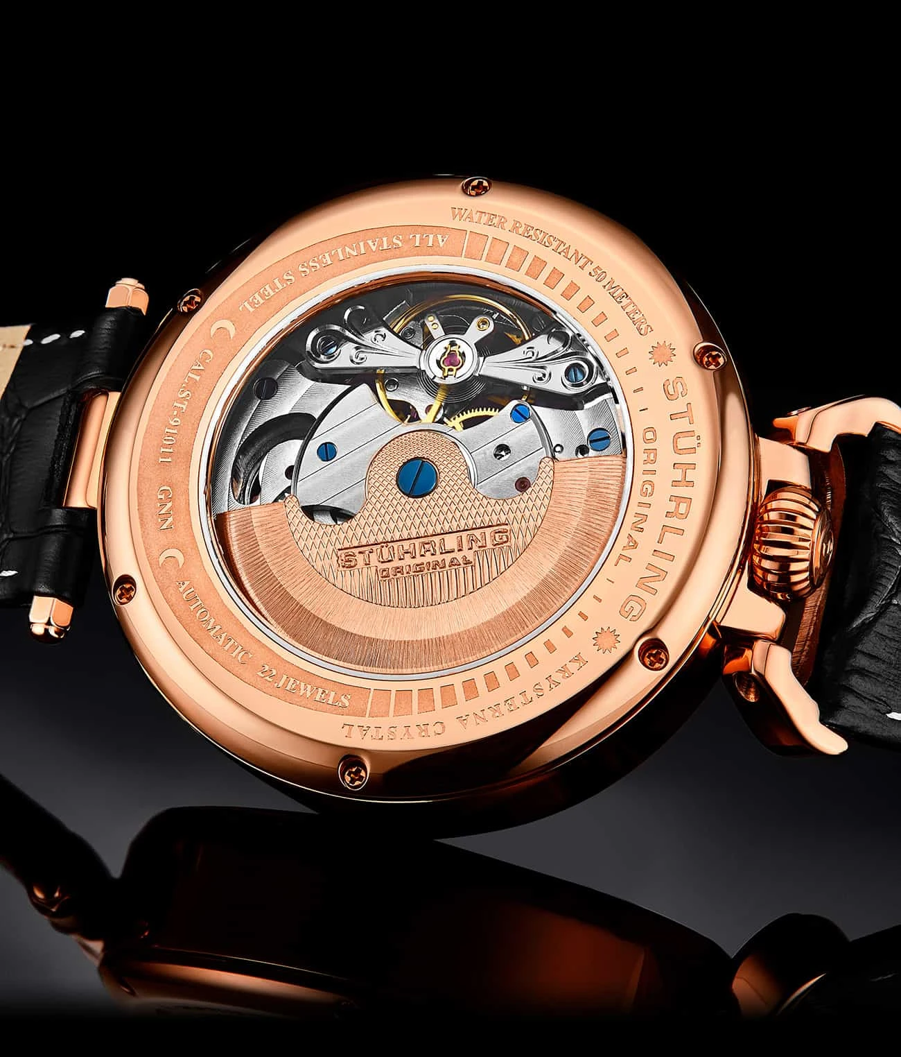 Modena Dual Time Automatic 988 46mm Skeleton(Modena Dual Time Automatic 988 46mm Skeleton) 15 Modena Dual Time Automatic 988 46mm Skeleton(Modena Dual Time Automatic 988 46mm Skeleton) - Image 15